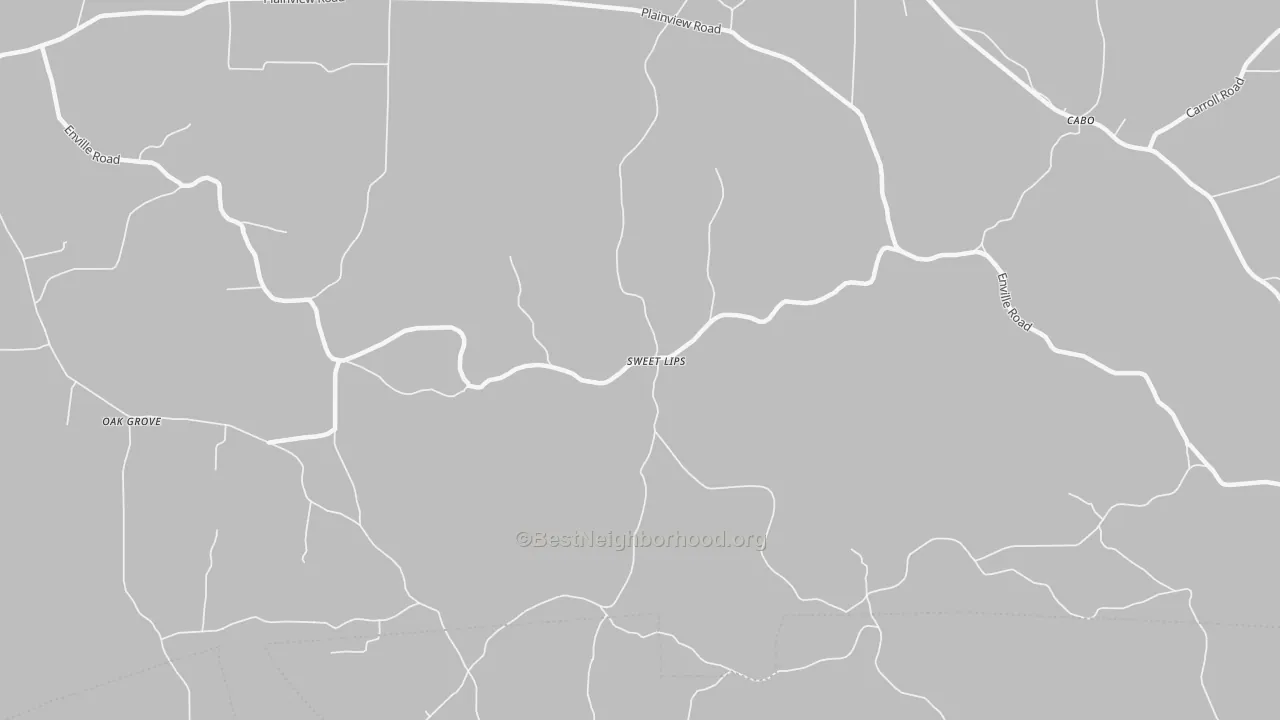 Transit Grade map of Sweet Lips, TN