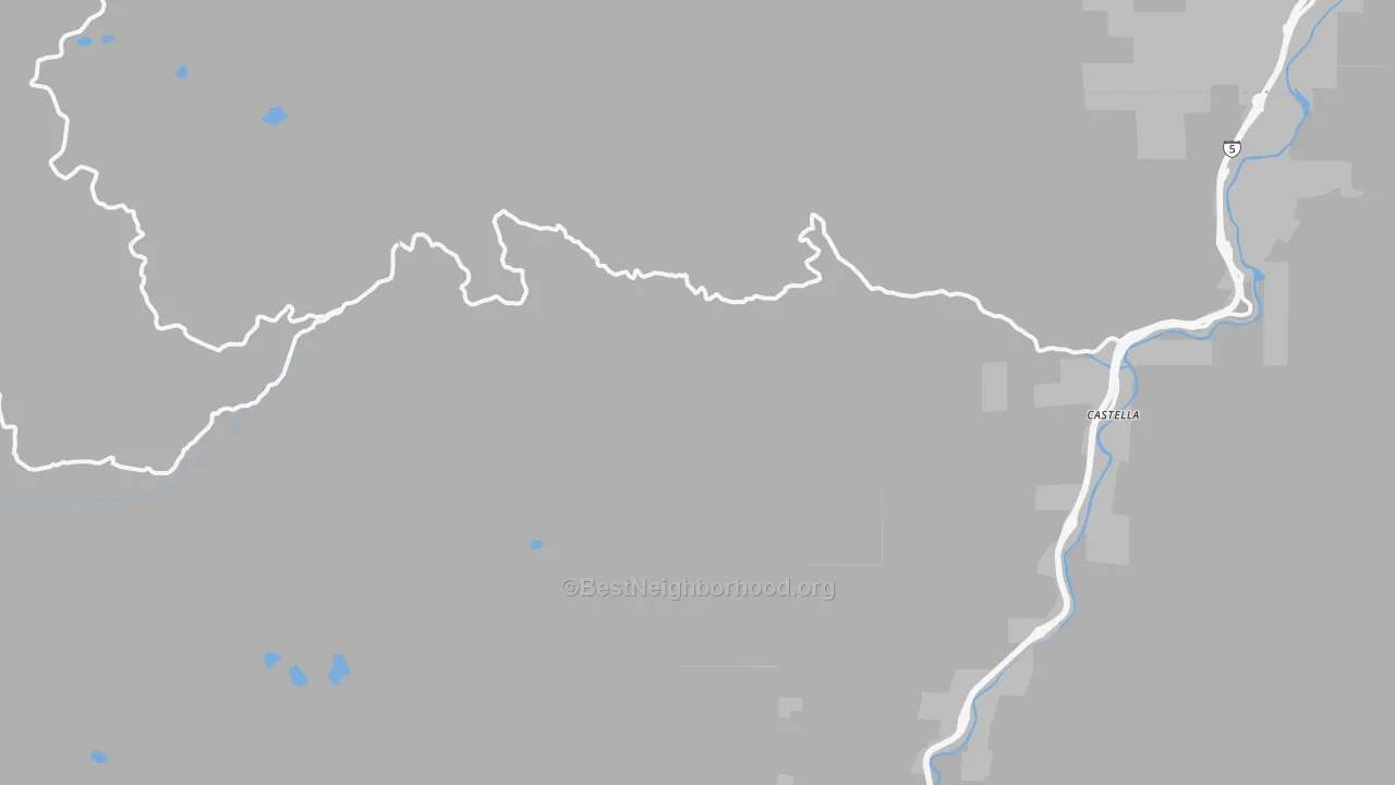 Transit Grade map of Sweetbriar, CA