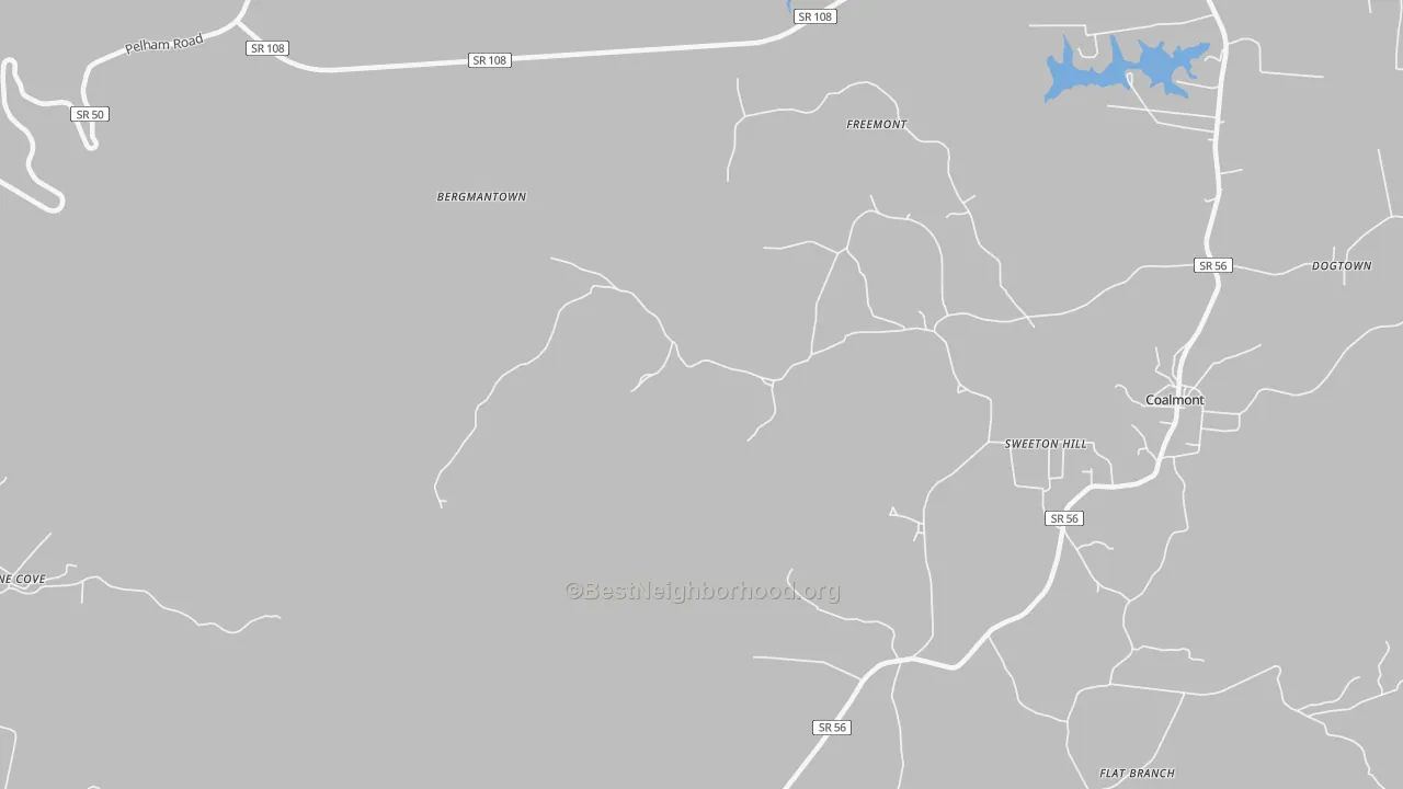 Transit Grade map of Sweeton Hill, TN