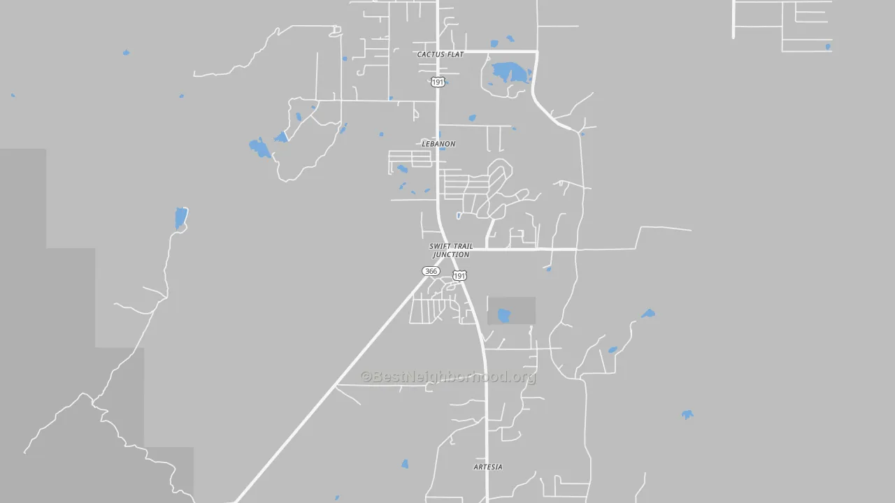 Transit Grade map of Swift Trail Junction, AZ