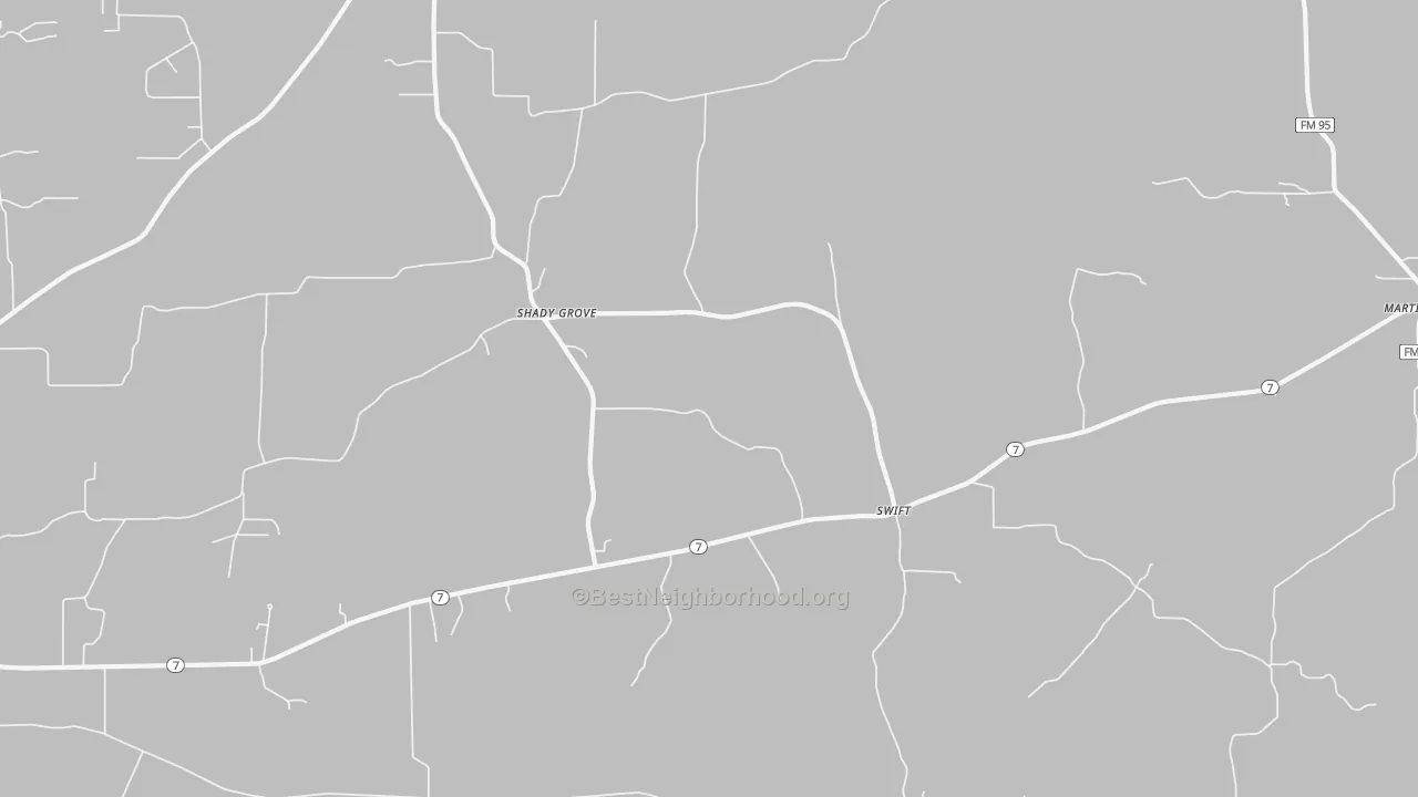Transit Grade map of Swift, TX
