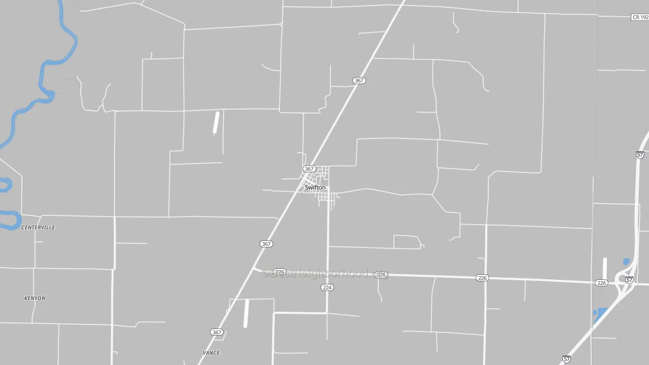 Transit Grade map of Swifton, AR