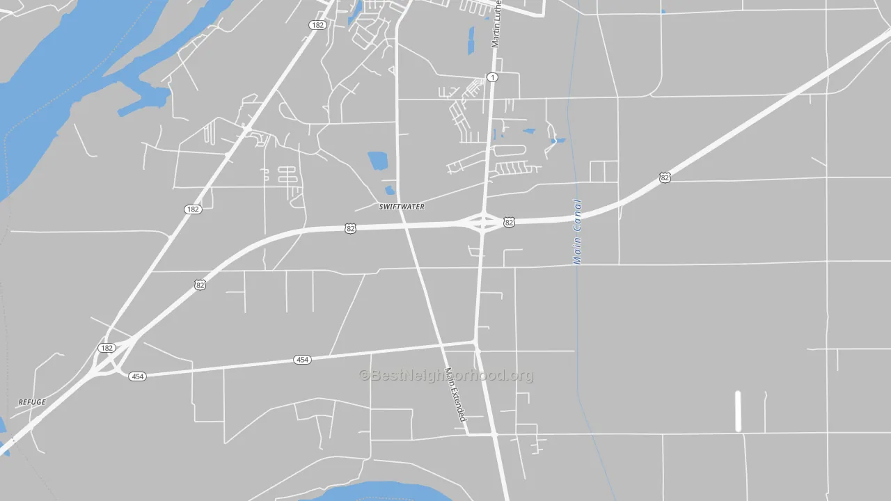 Transit Grade map of Swiftwater, MS