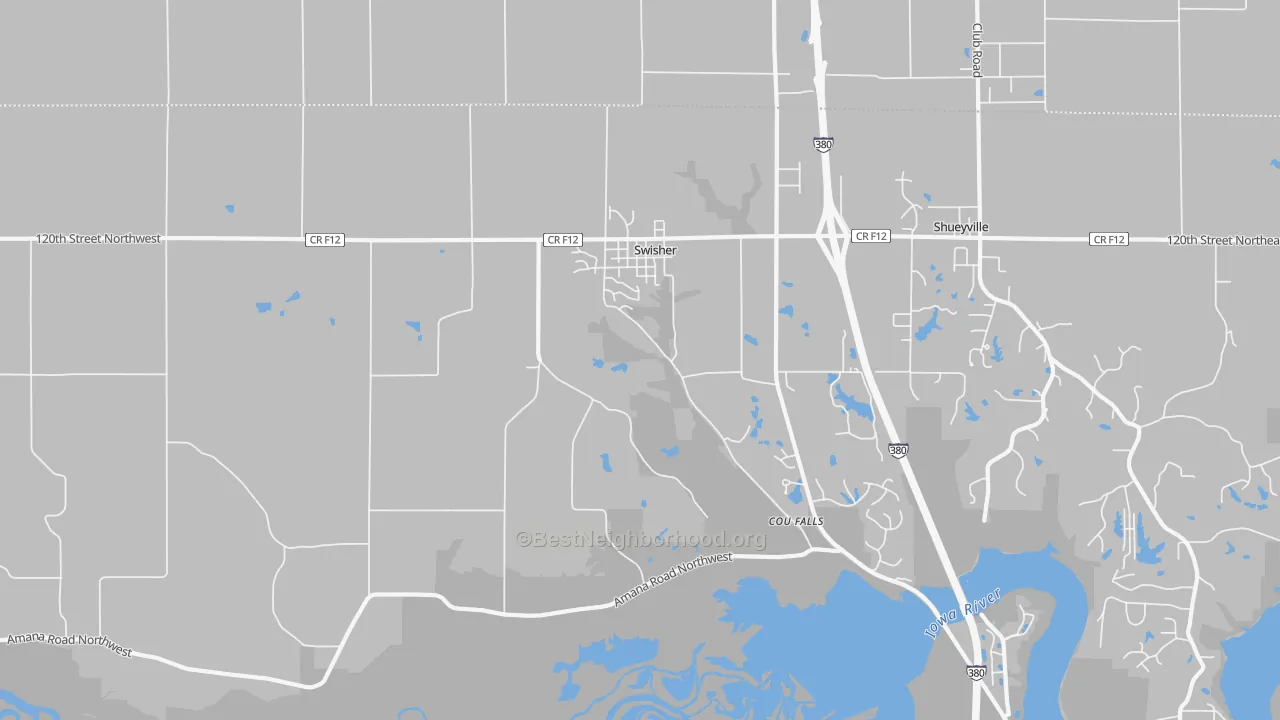 Transit Grade map of Swisher, IA