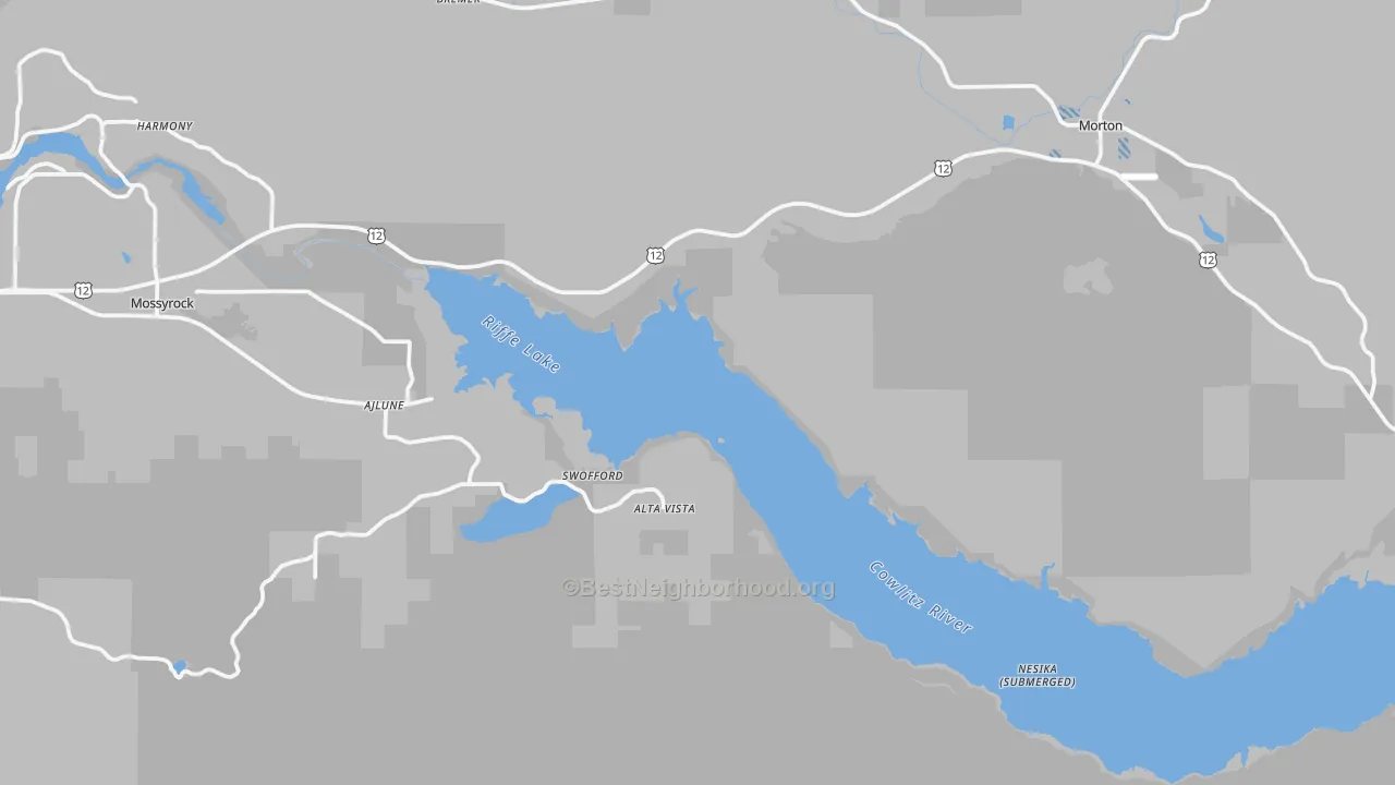 Transit Grade map of Swofford, WA