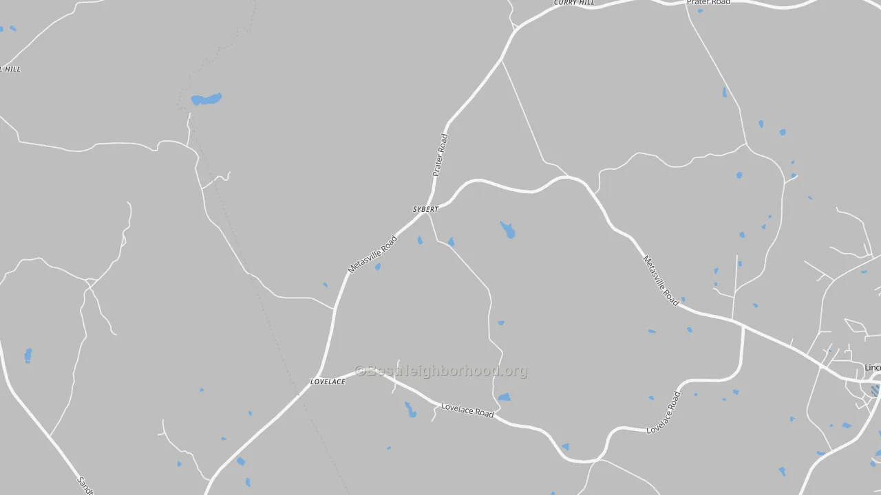 Transit Grade map of Sybert, GA