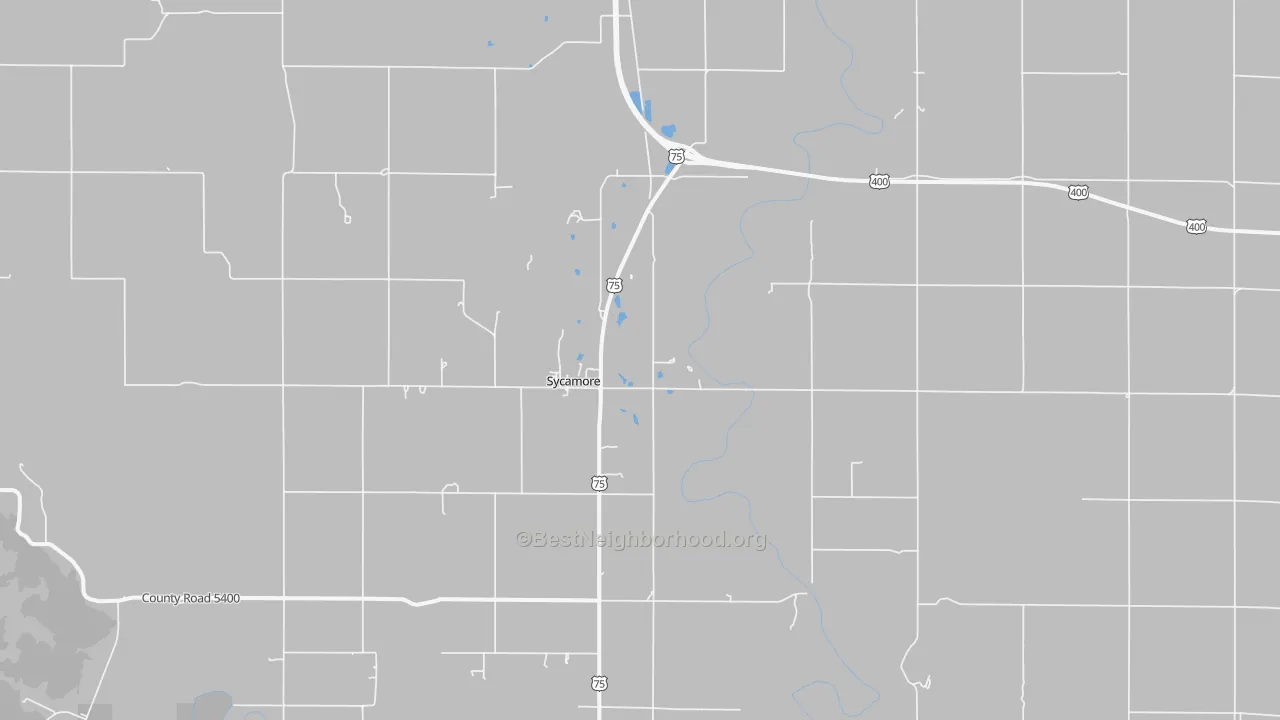Transit Grade map of Sycamore, KS