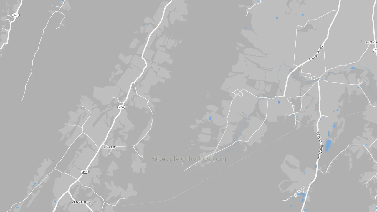 Transit Grade map of Sylvan, PA