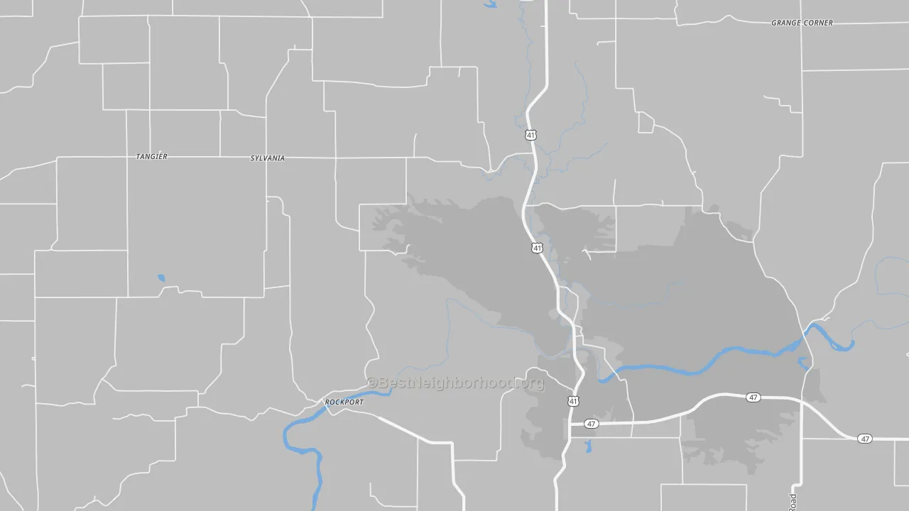 Transit Grade map of Sylvania, IN