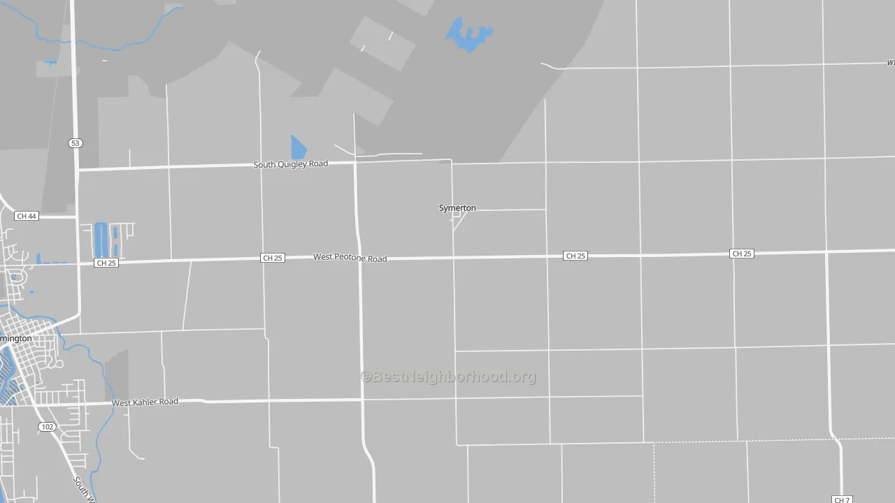 Transit Grade map of Symerton, IL