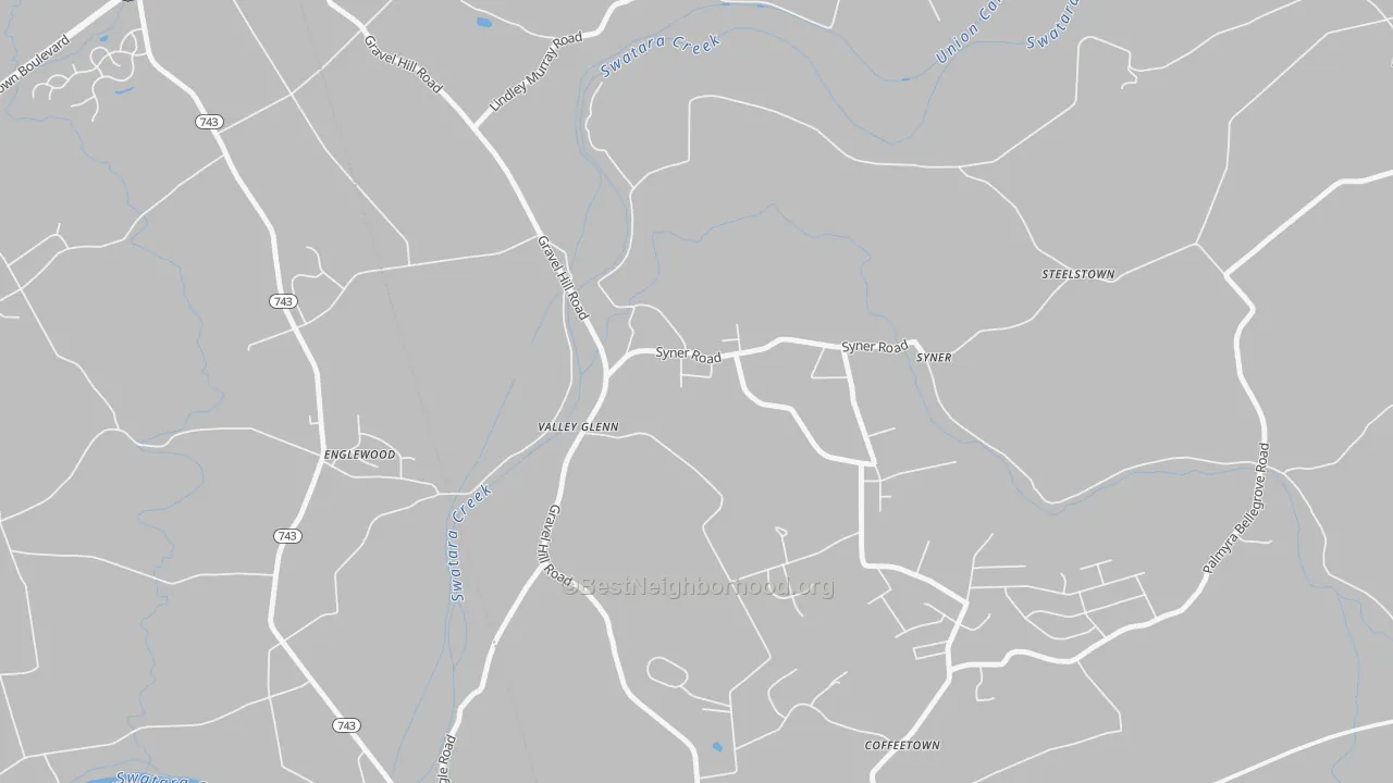 Transit Grade map of Syner, PA