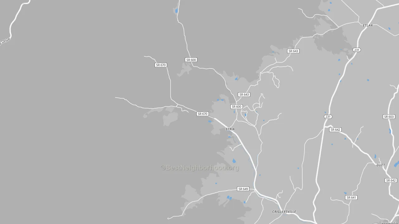 Transit Grade map of Syria, VA