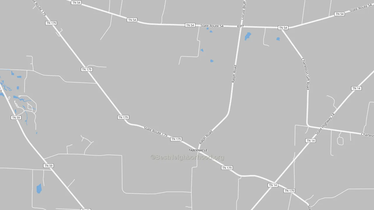 Transit Grade map of Tabernacle, TN