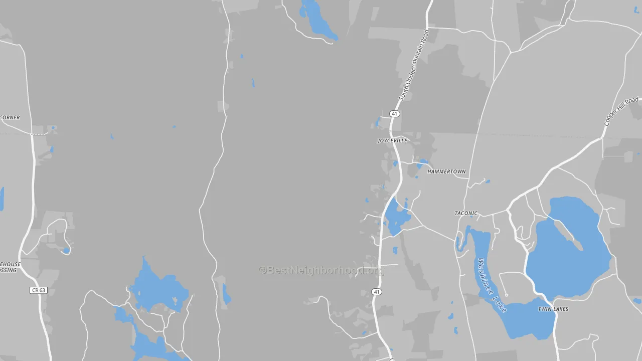 Transit Grade map of Taconic, CT