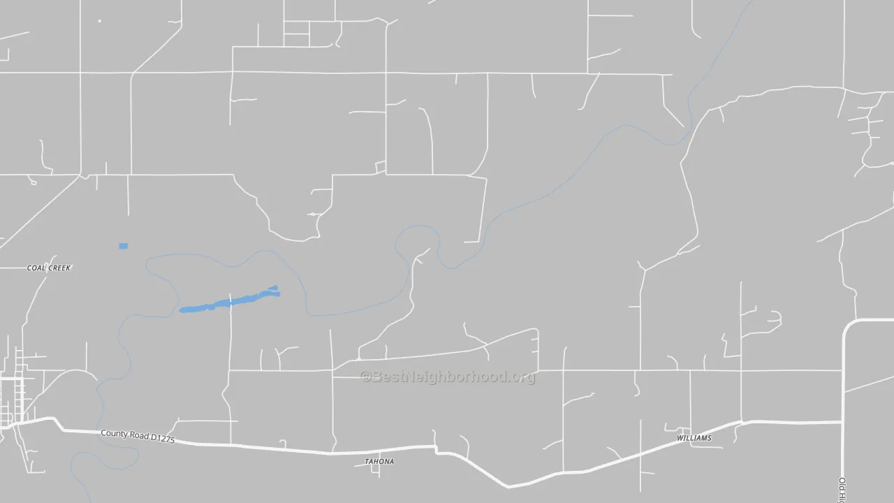 Transit Grade map of Tahona, OK