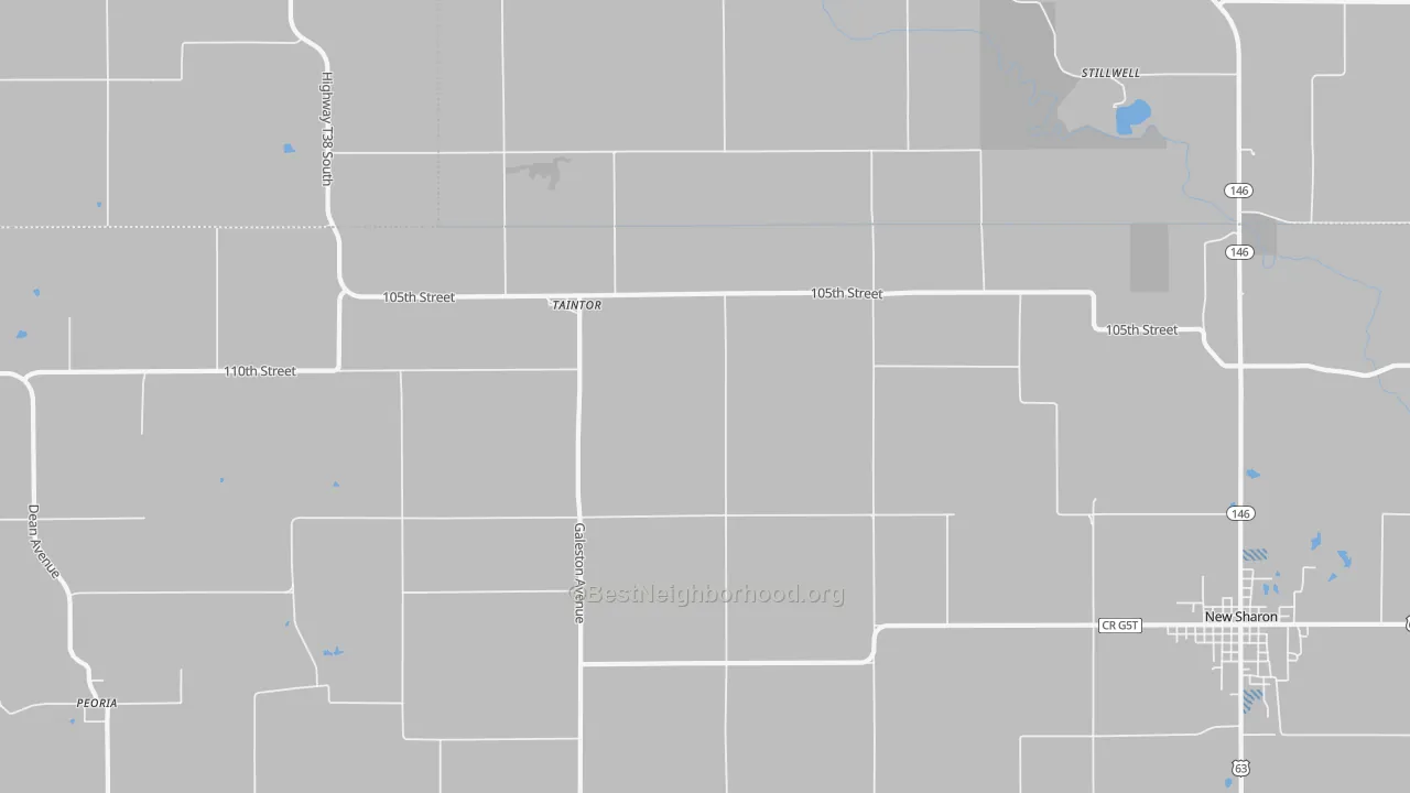 Transit Grade map of Taintor, IA
