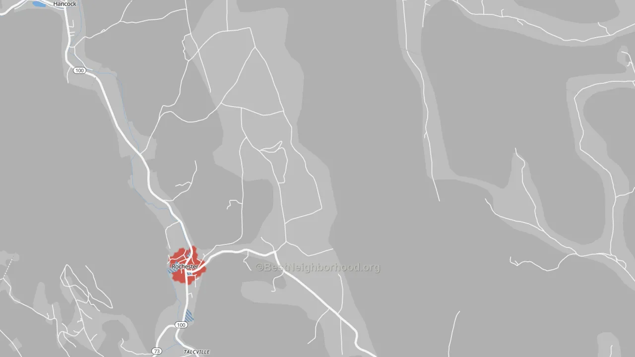 Transit Grade map of Talcville, VT