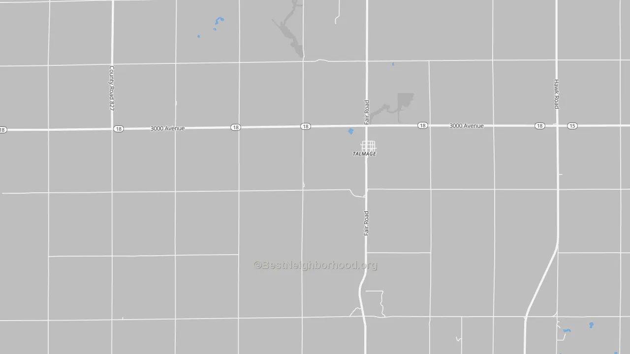 Transit Grade map of Talmage, KS