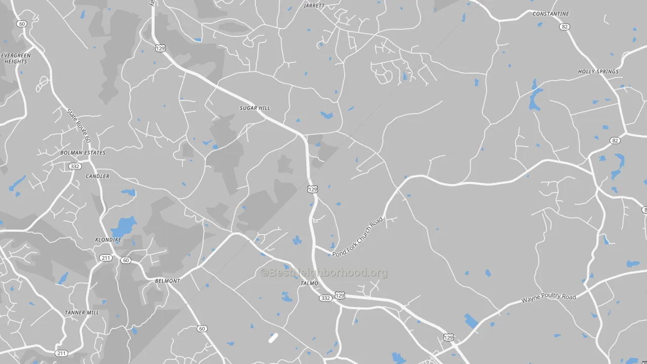 Transit Grade map of Talmo, GA