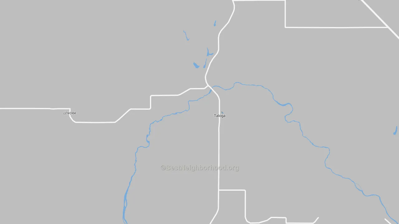 Transit Grade map of Taloga, OK