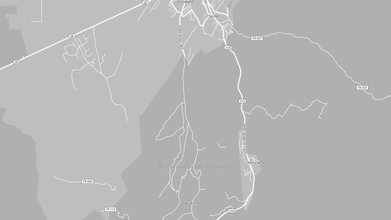 Transit Grade map of Talpa, NM
