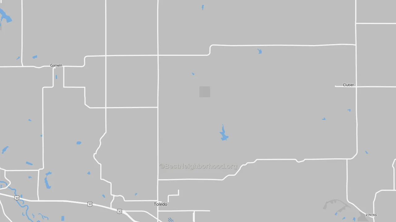 Transit Grade map of Tama County, IA