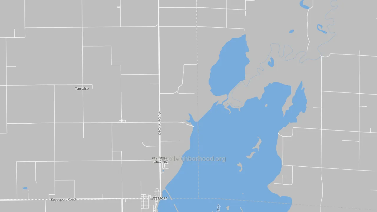 Transit Grade map of Tamalco, IL