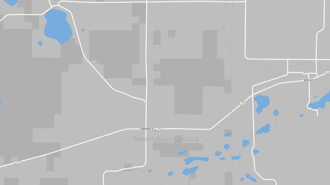 Transit Grade map of Tamarack, MN