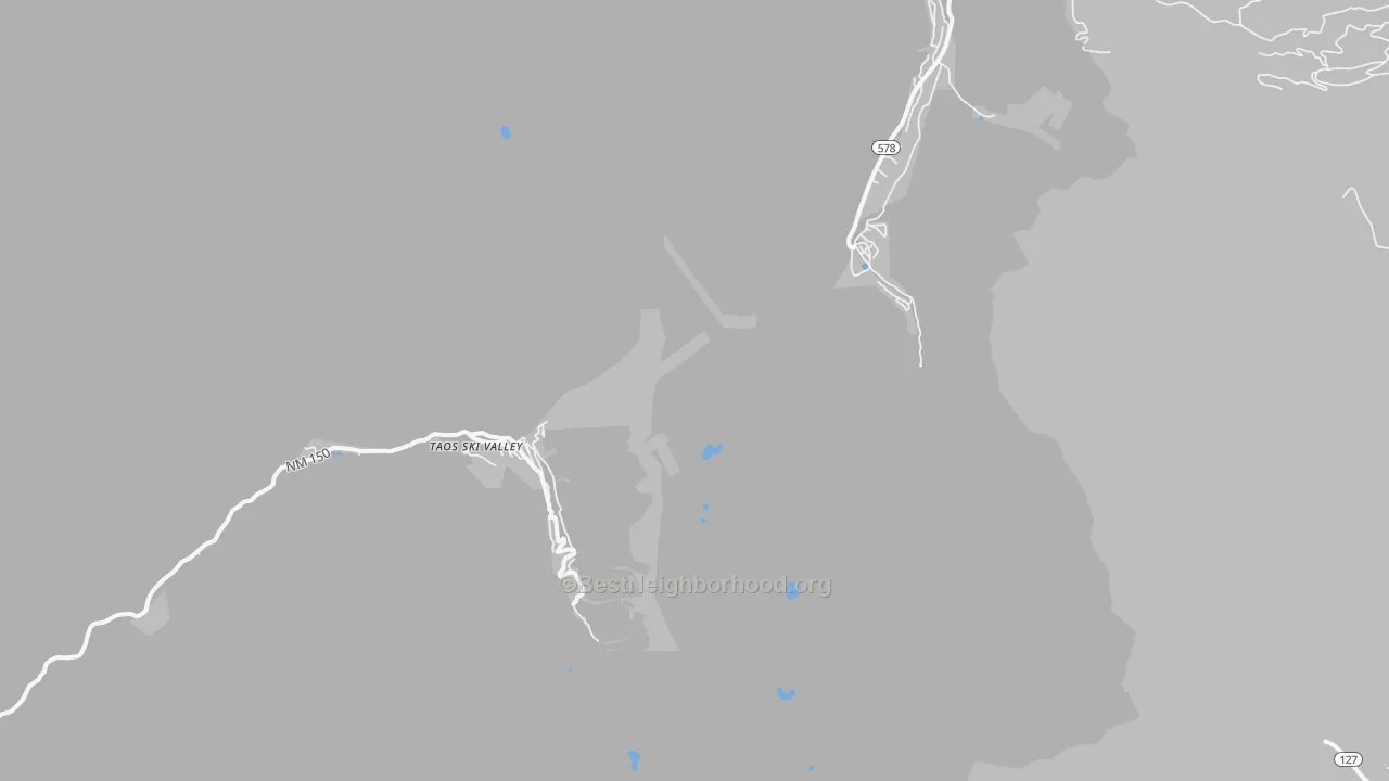 Transit Grade map of Taos Ski Valley, NM