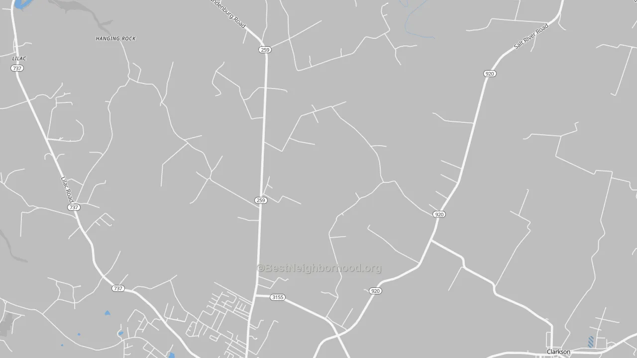 Transit Grade map of Tar Hill, KY