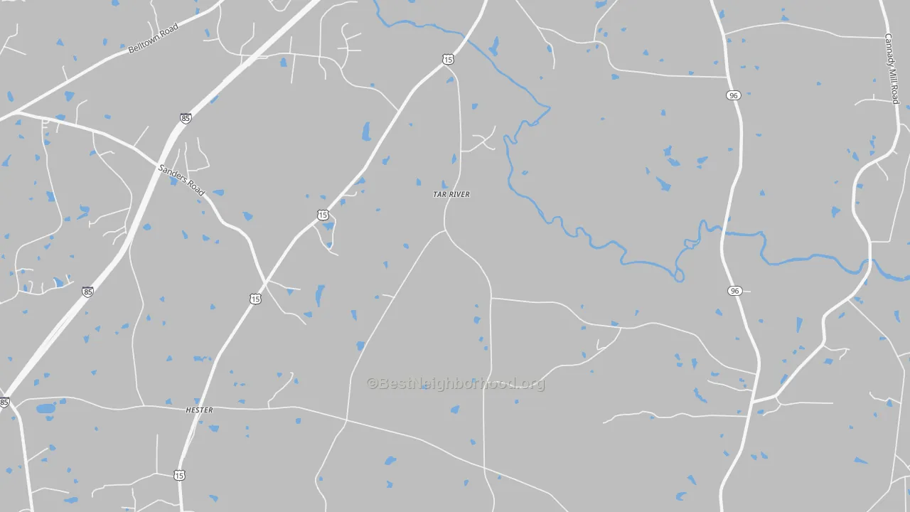 Transit Grade map of Tar River, NC