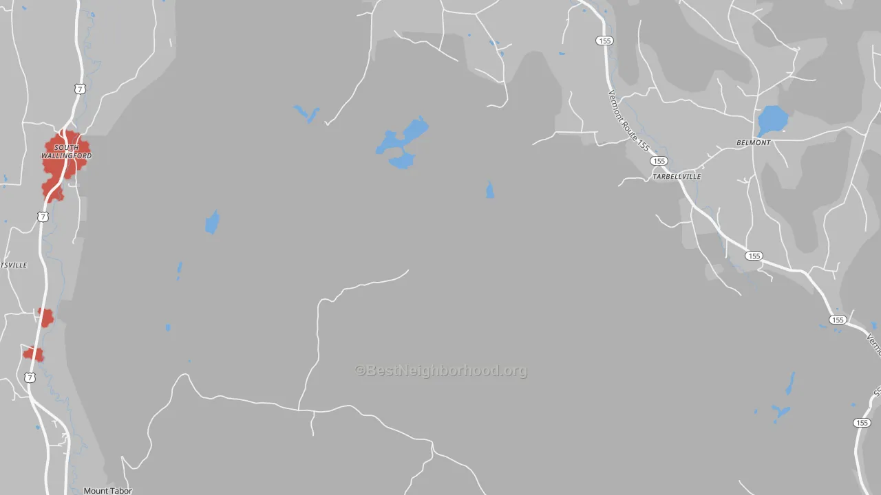 Transit Grade map of Tarbellville, VT