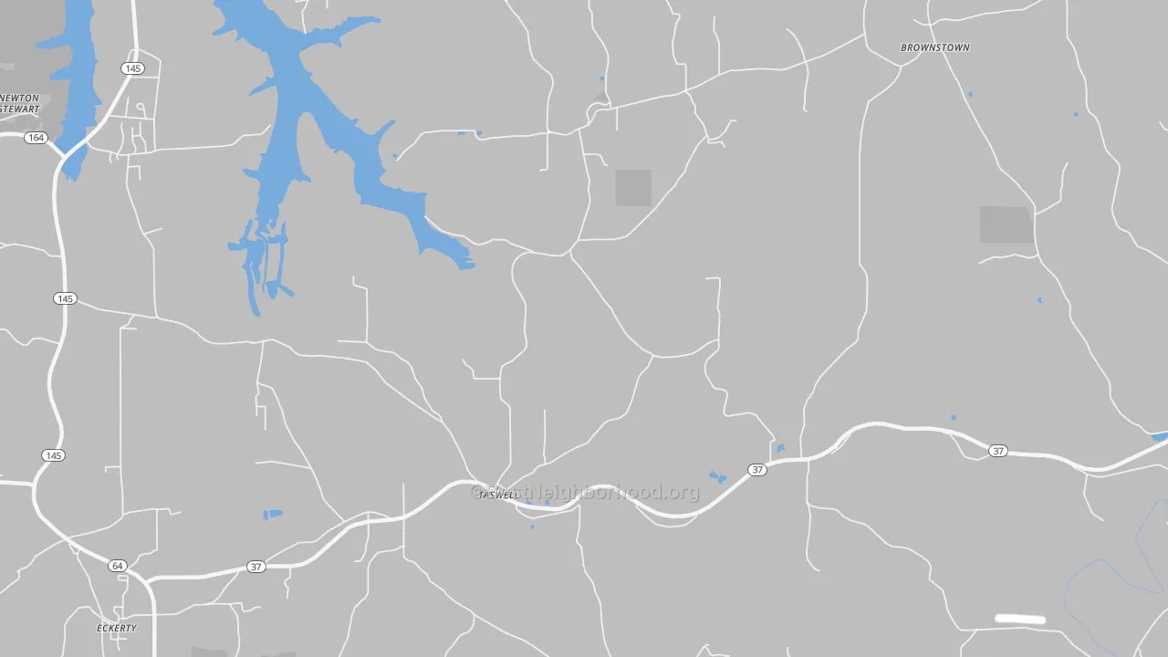 Transit Grade map of Taswell, IN