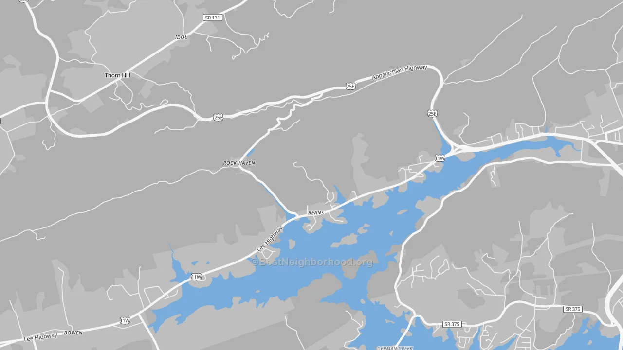 Transit Grade map of Tate Springs, TN