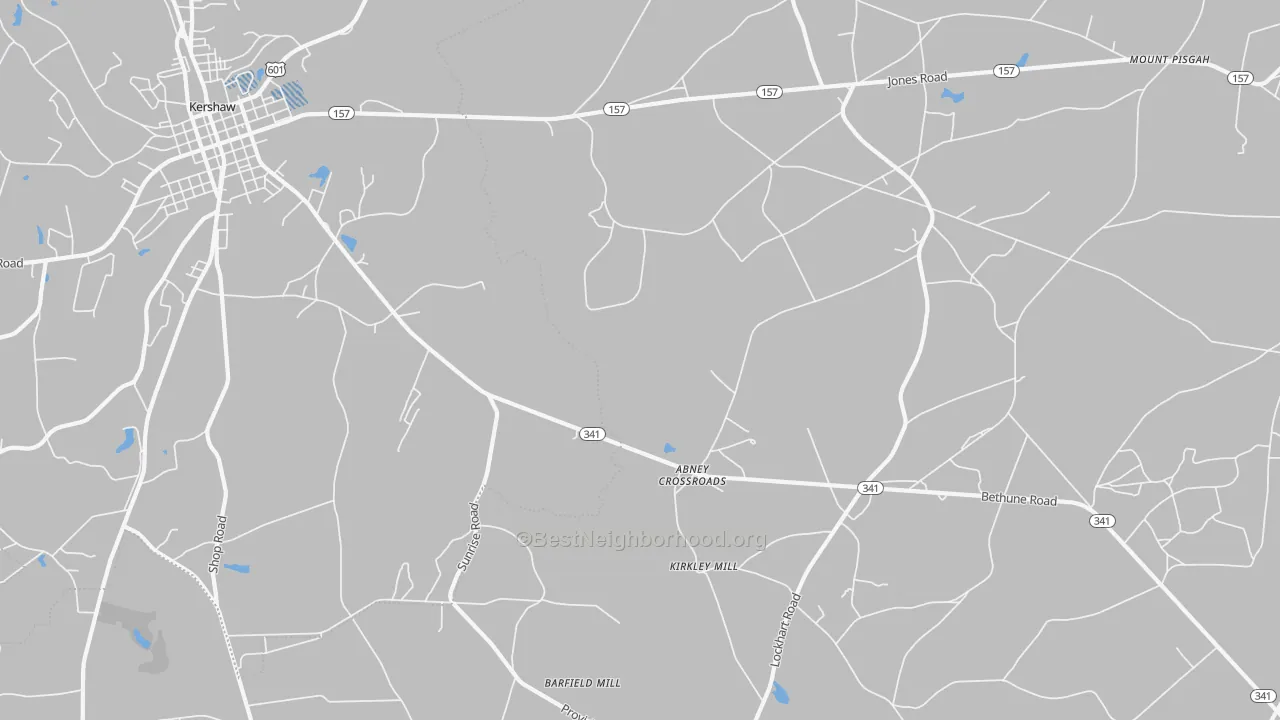Transit Grade map of Taxahaw, SC
