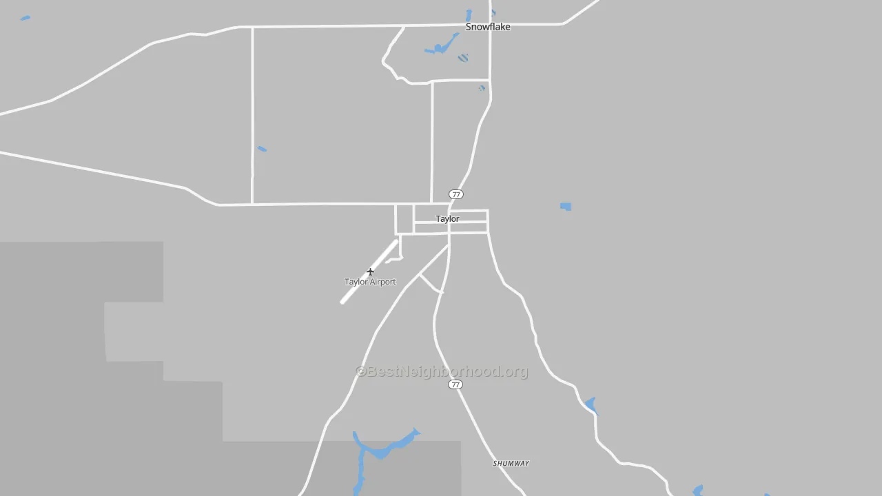 Transit Grade map of Taylor, AZ