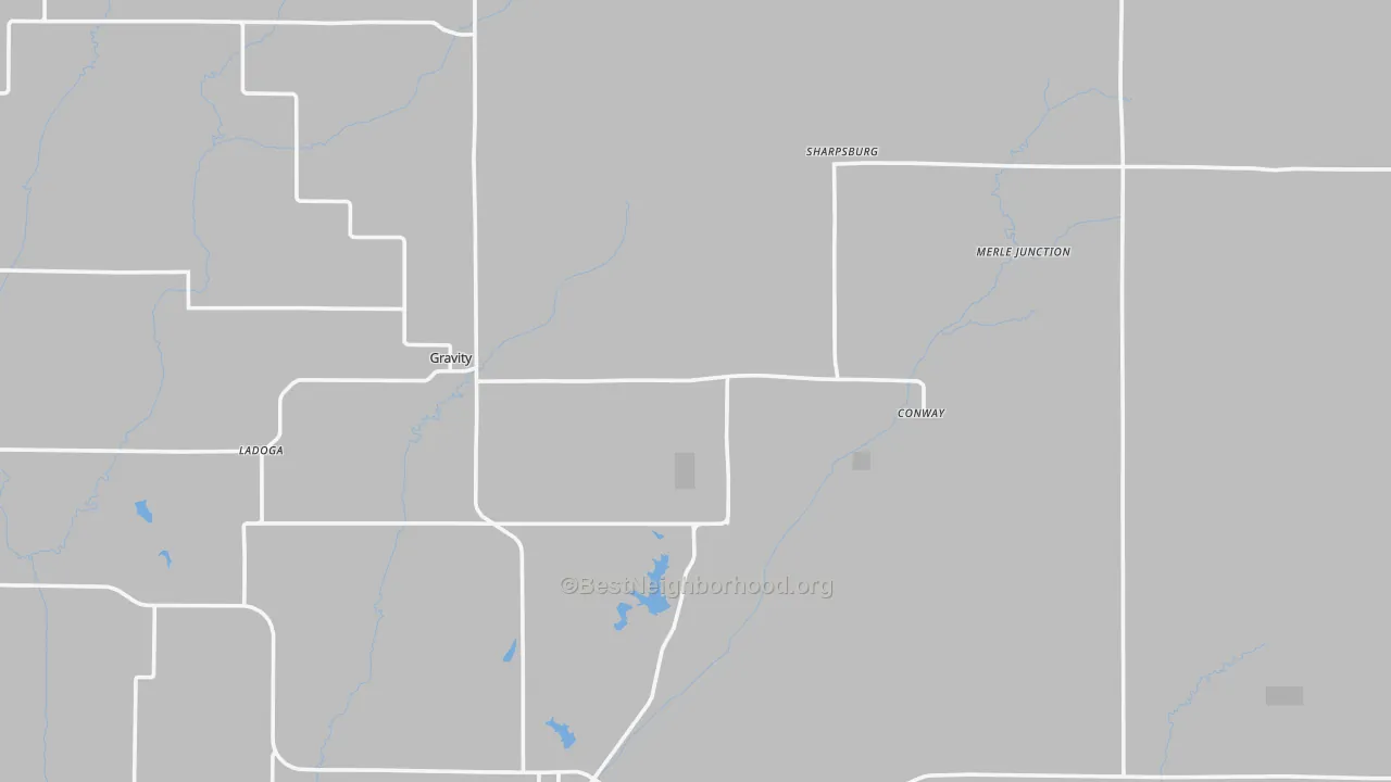 Transit Grade map of Taylor County, IA