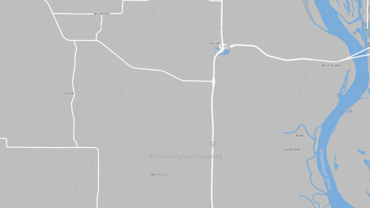Transit Grade map of Taylor, MO