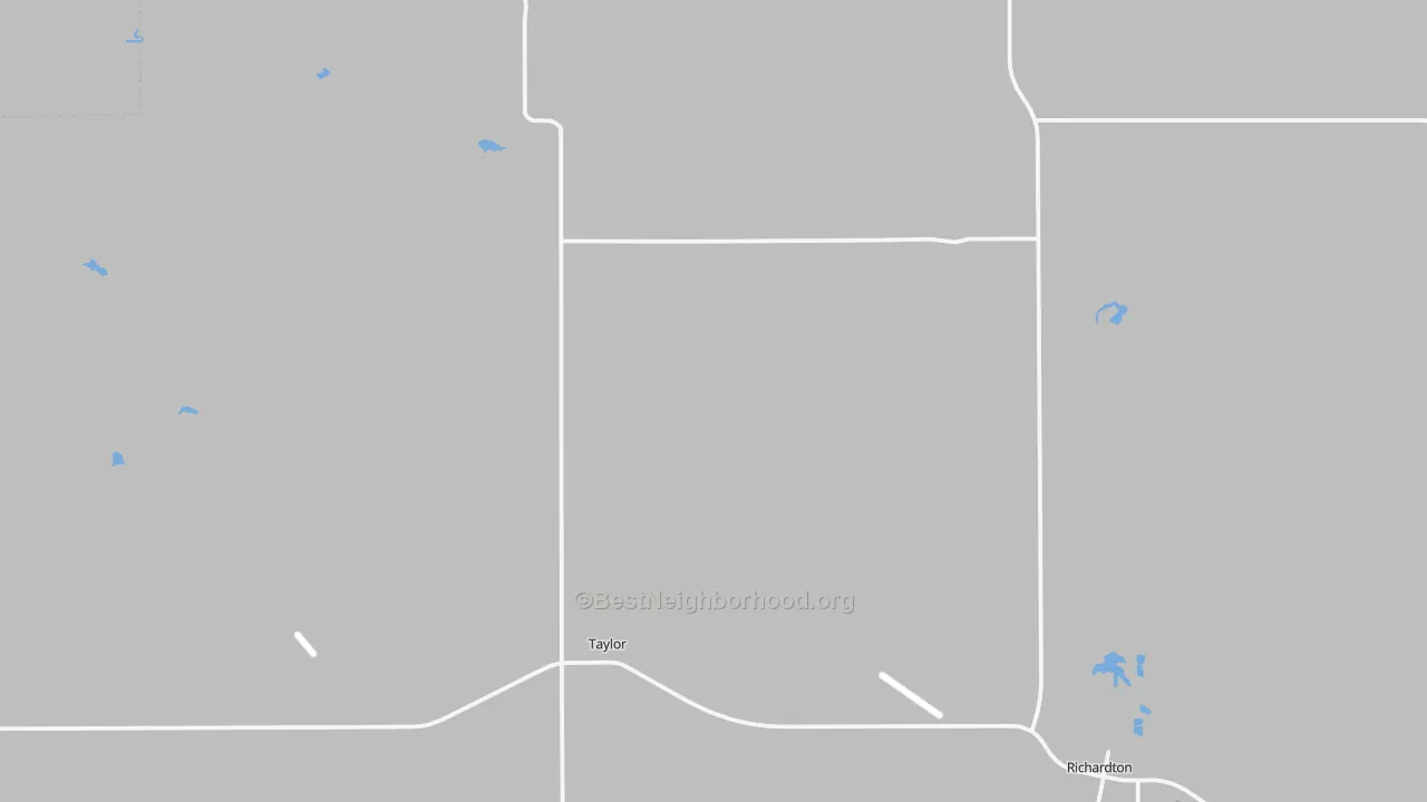 Transit Grade map of Taylor, ND