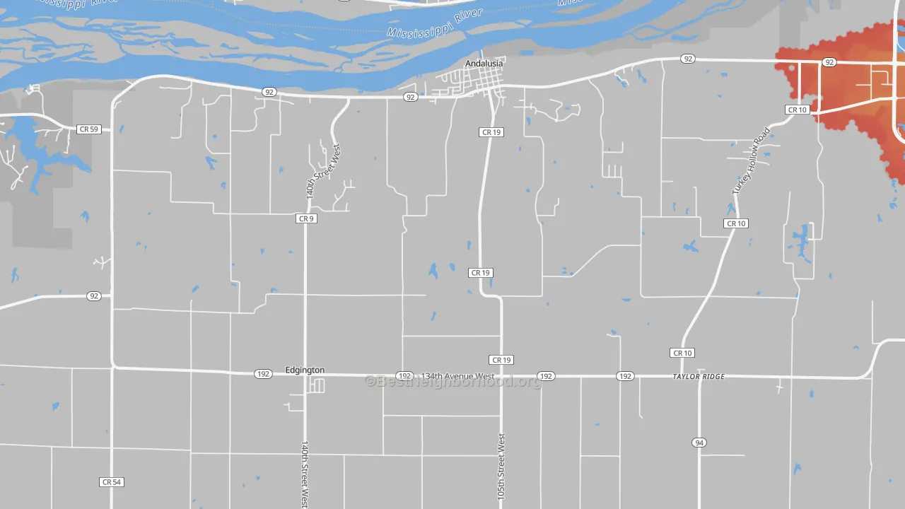 Transit Grade map of Taylor Ridge, IL