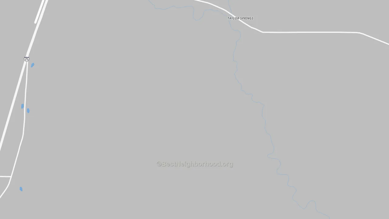 Transit Grade map of Taylor Springs, NM