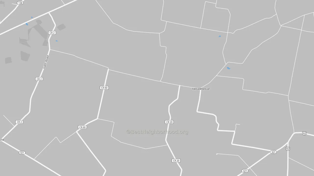 Transit Grade map of Taylorsville, OH