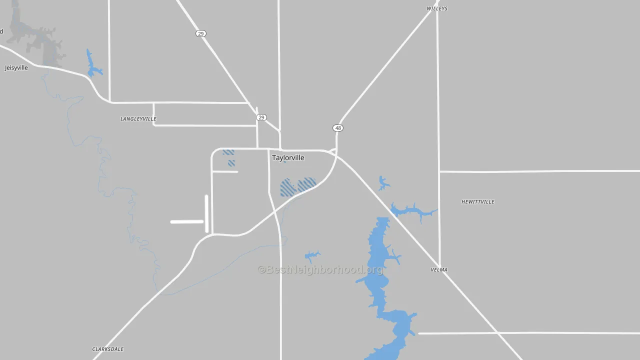 Transit Grade map of Taylorville, IL