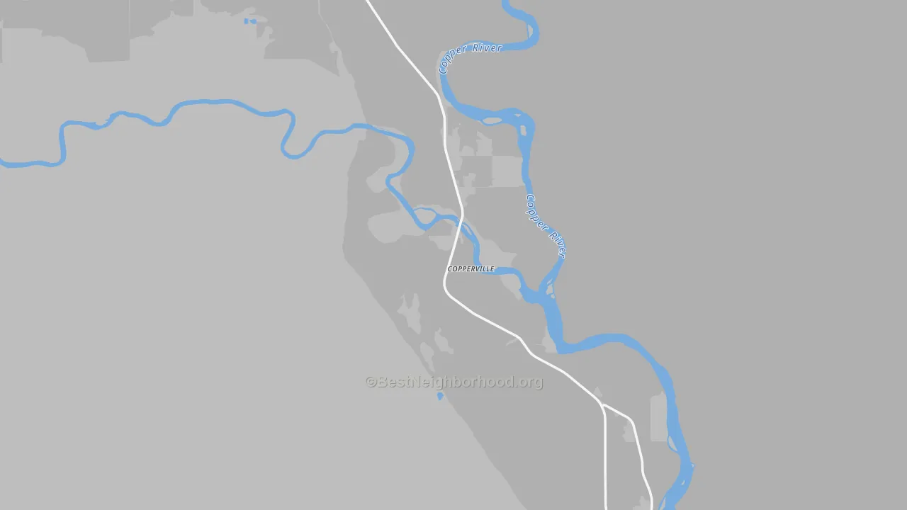 Transit Grade map of Tazlina, AK