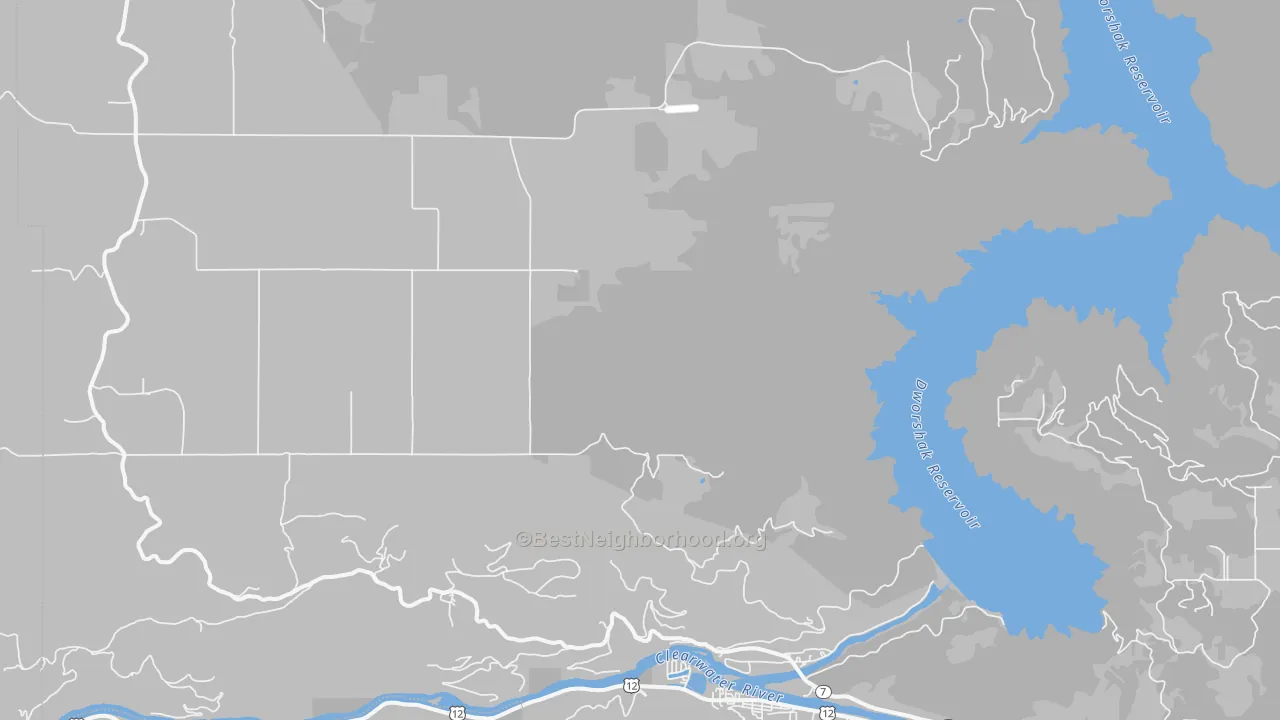 Transit Grade map of Teakean, ID