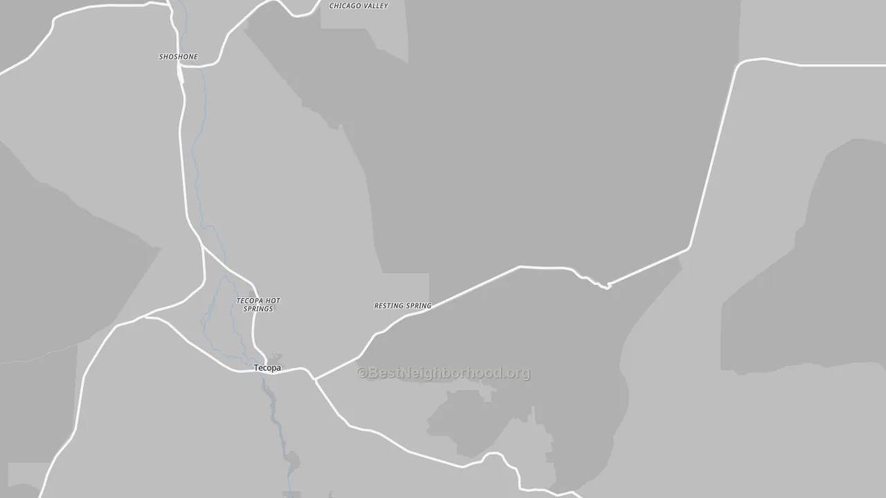 Transit Grade map of Tecopa, CA