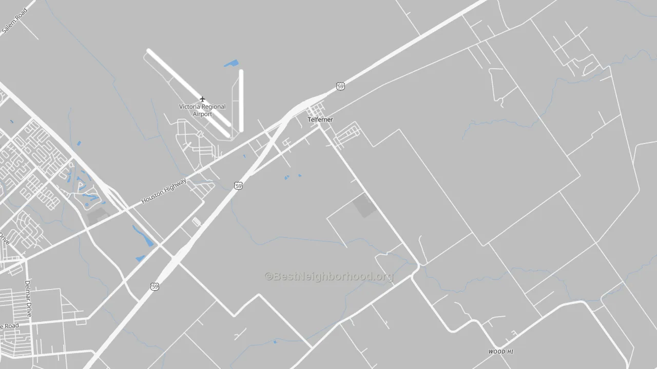 Transit Grade map of Telferner, TX