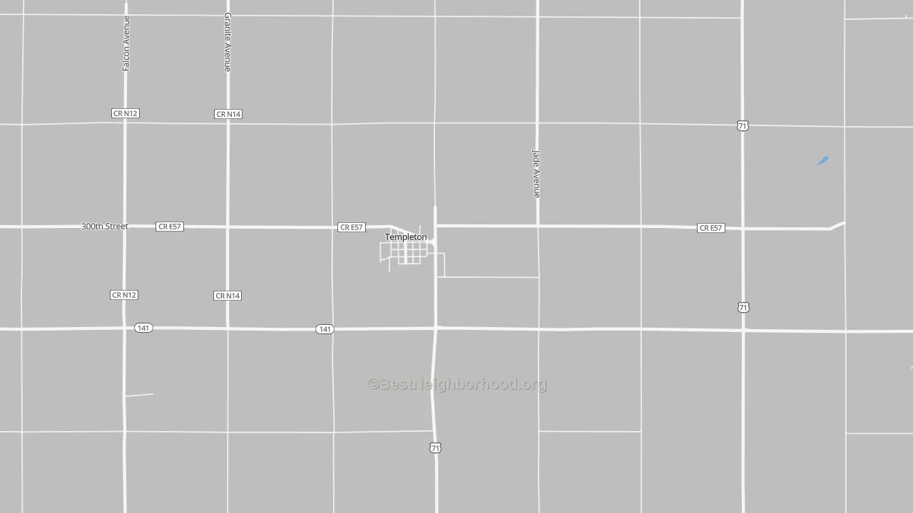 Transit Grade map of Templeton, IA