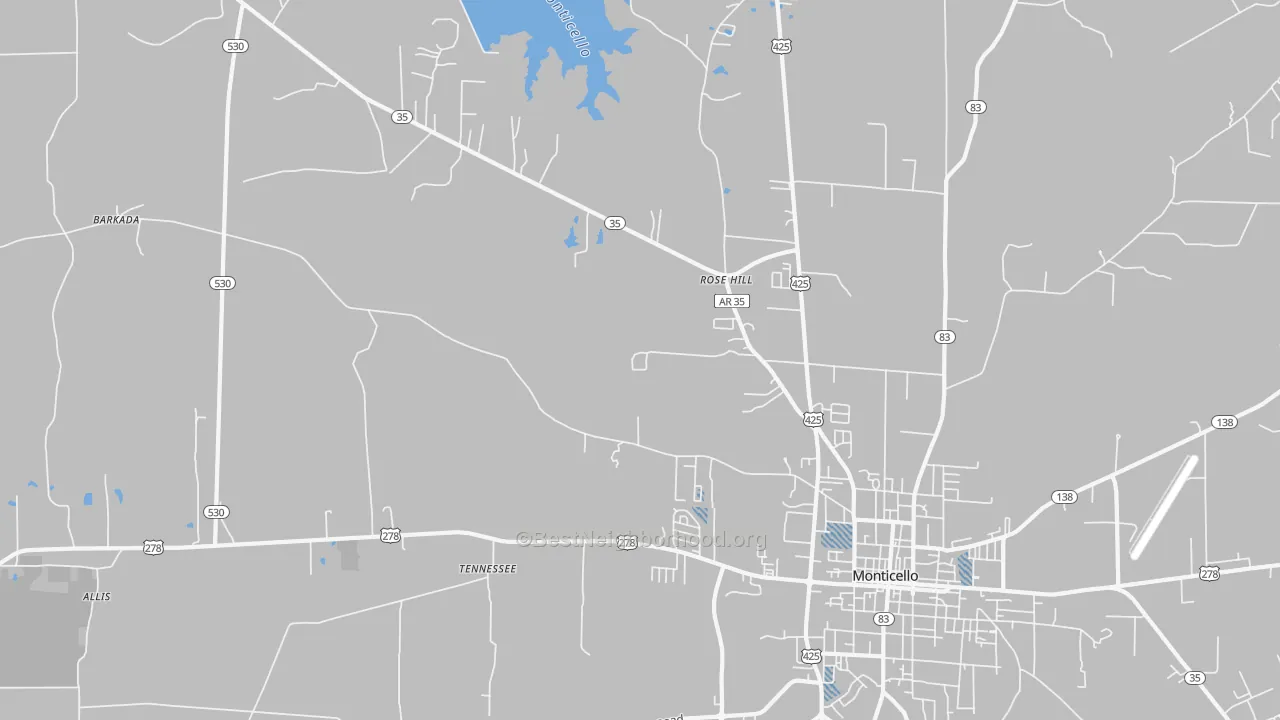Transit Grade map of Tennessee, AR