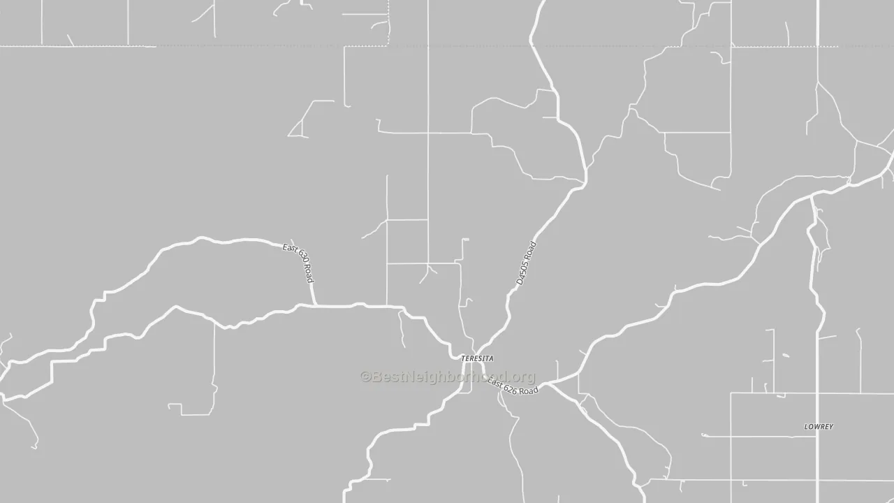 Transit Grade map of Teresita, OK